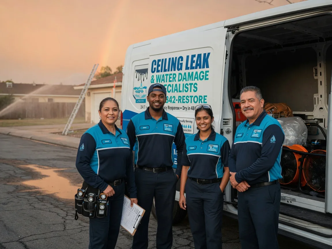 Ceiling Leak Cleanup company in Huntington Beach, CA