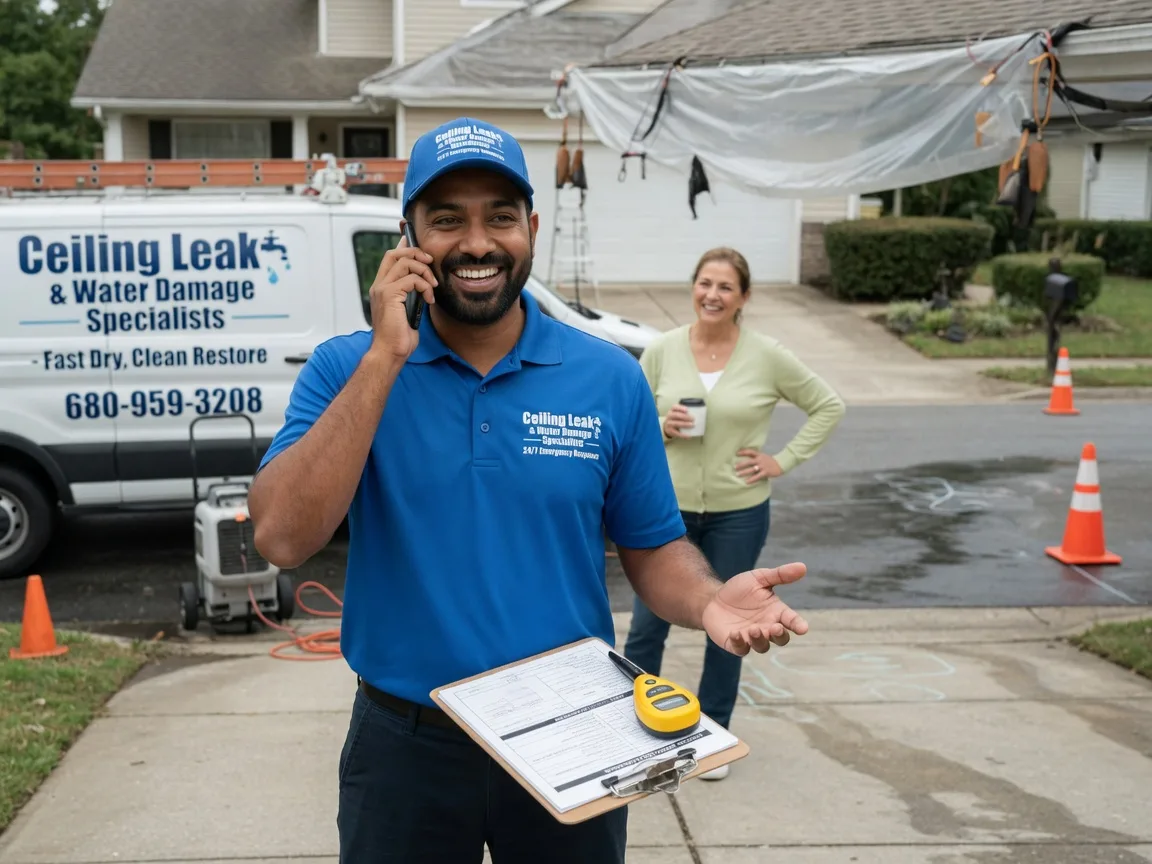 Ceiling Leak Cleanup Huntington Beach, CA FAQs